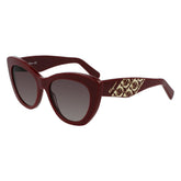 Salvatore Ferragamo Bordeaux Acetate Sunglasses -   -  Salvatore Ferragamo.
